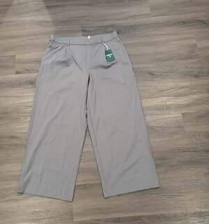 Halara Women’s Gray Solid Pull-On Pants Plus 1X